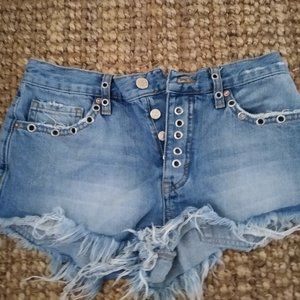 Free People Denim Shorts